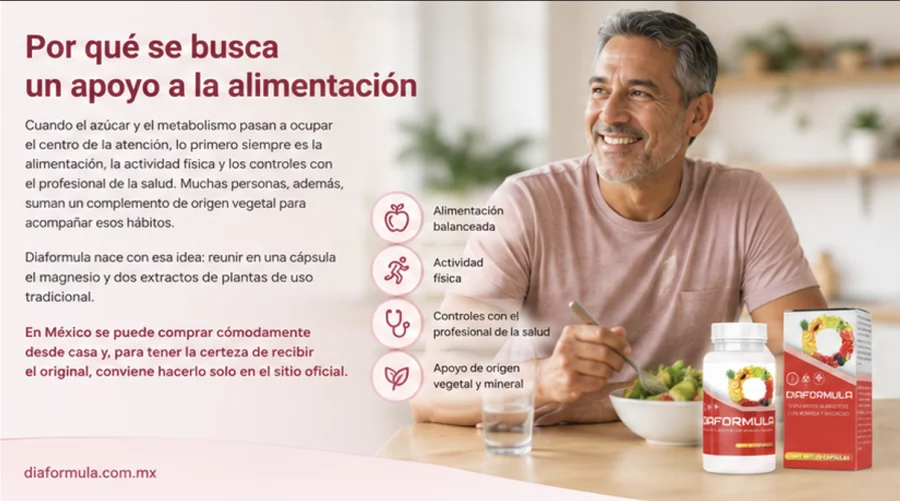 Diaformula — apoyo de origen vegetal a la alimentación de quienes cuidan el azúcar