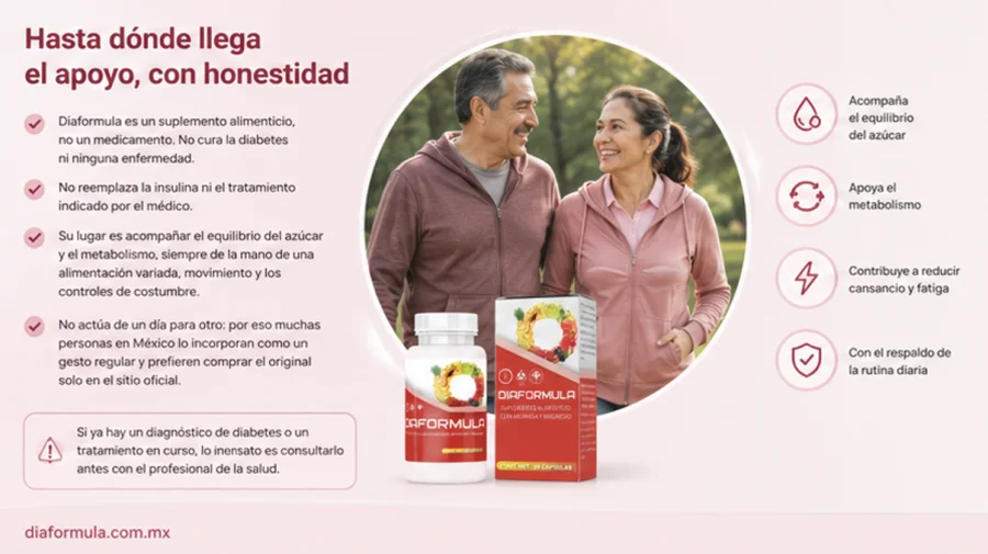 Diaformula — suplemento alimenticio en cápsulas